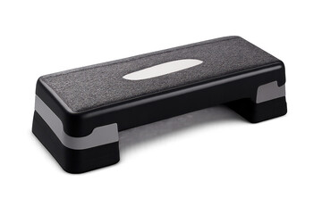 Aerobic stepper for fitness and workout, transparent background image