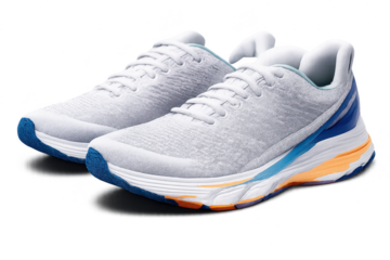 Running Shoes product shot on a transparent background studio image