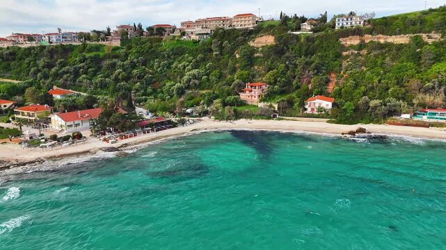 Coastline near Afytos village, Chalkidiki, Greece