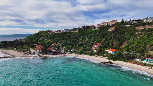 Coastline near Afytos village, Chalkidiki, Greece