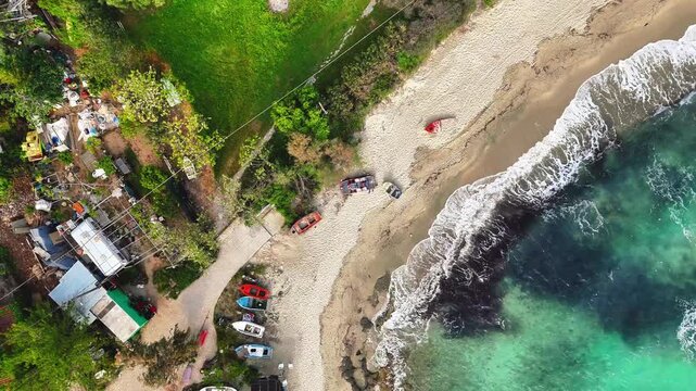 Coastline near Afytos village, Chalkidiki, Greece