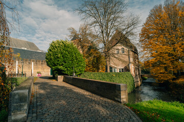 Obraz premium Pater Vincktoren, a medieval tower in Maastricht - Limburg, the Netherlands