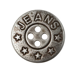 Vintage Jeans Button with Stars