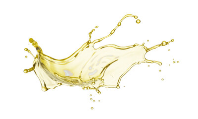 oil splash on white background, vector illustration.