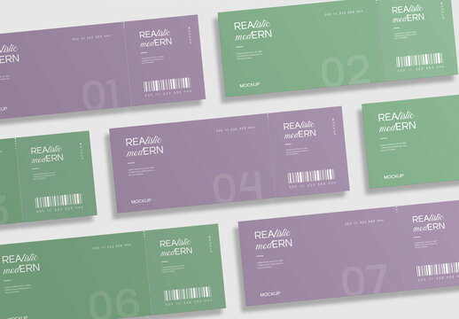 Event Ticket Mockup Presentation