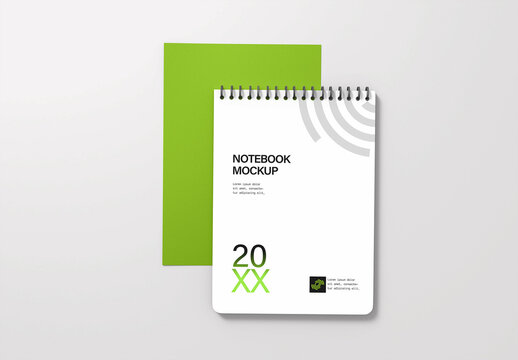 Spiral Notebook Mockup