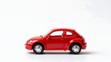 Red Toy Car Model