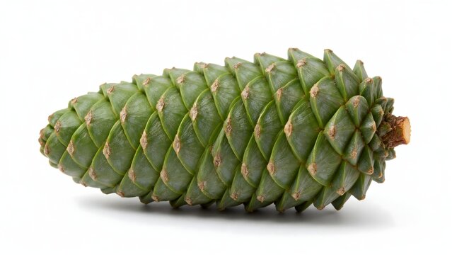 GreenPineconeCloseup
