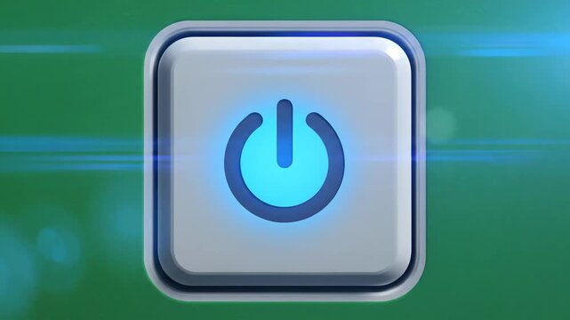 Power Button Animation - A Dynamic Visual Representation of On and Off.