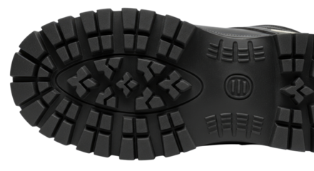 3d black boot sole tread pattern transparent background cutout png