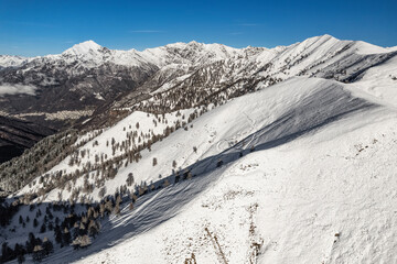 Alps panorama from Legnone peak to Rotondo peak