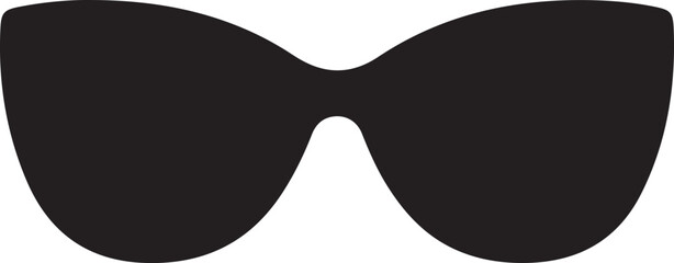 Sunglasses fashion silhouette.