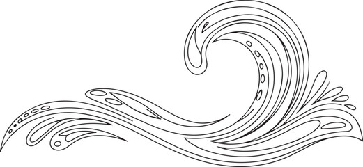 Symmetrical Balance Although the main swirl is singular, its internal lines create a sense of balanced, structured, and pleasing composition.