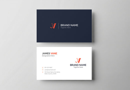 Modern Business Card Design Layout