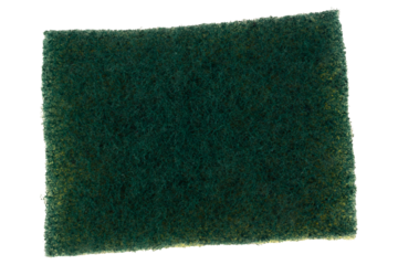 Dish scrubbing sponge isolated on white background