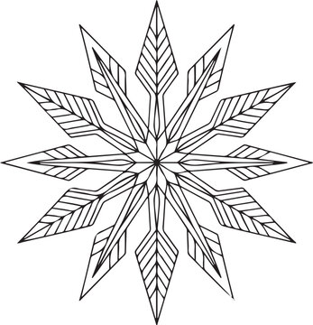 The design is characterized by repetitive, symmetrical patterns that radiate outward from a central point, a process that can be deeply therapeutic and promote mindfulness.