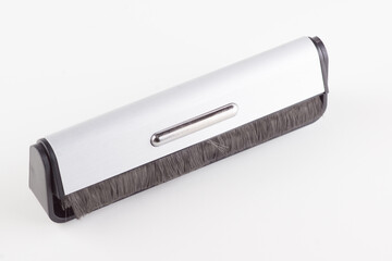 Antistatic brush for cleaning vinyl