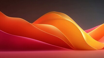 Minimal fire background with smooth gradient tones of red, orange, and yellow, perfect for bold modern designs, hot-themed branding, and energetic advertising visuals.