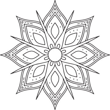 The creation or contemplation of a mandala is used as an aid to meditation, helping to focus attention, quiet the mind, and achieve a state of inner calm and clarity.
