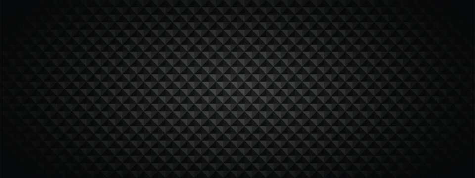 black tech geometric background abstract rhomb tile pattern