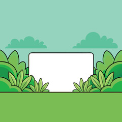 Obraz premium Blurred greenery with copy space. 