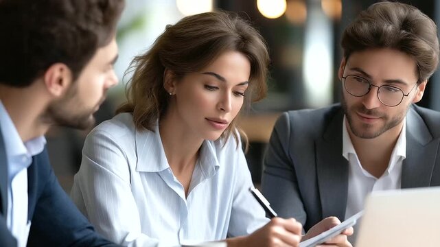 Professional_executive_business_team_brainstorming_on_investment_project_strategy_planning_meeting_partner
