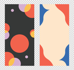 Abstract covers, banners, posters, brochures annual report, catalog, magazine, and flyers design layout bundle. Vector illustration.