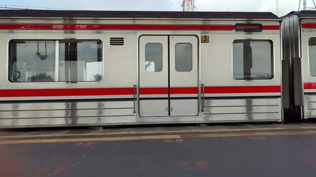  Electric passenger train. Very fast driving. The concept of travel and journey.