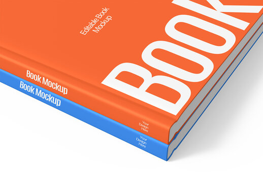 Stacked Book Mockup Template