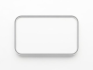 Smartphone frame isolated on white background