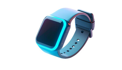 Fototapeta premium Digital smart device with a glowing screen and comfortable band