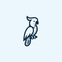 Cockatoo Bird Logo