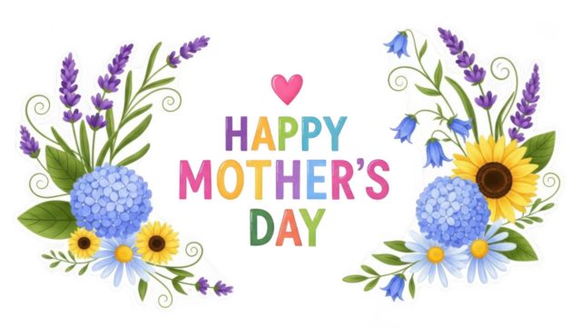 Celebrate mother's day with beautiful flowers - Powered by Adobe
