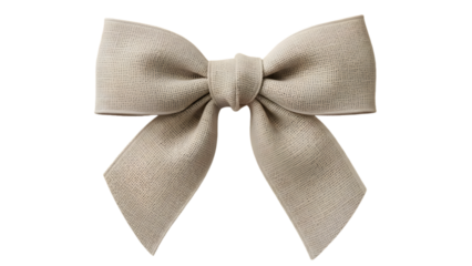 Elegant golden ribbon bow