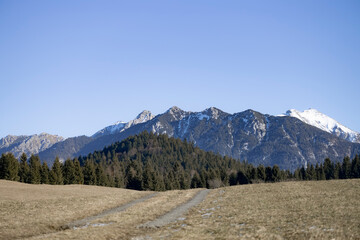 Blick ins Karwendelgebirge