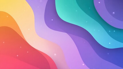 Colorful Abstract Background with Smooth Wave Patterns and Soft Gradients Ideal for Modern Designs and Creative Projects