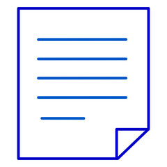 Document Page Writing Icon