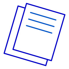 Stacked Paper Document Icon