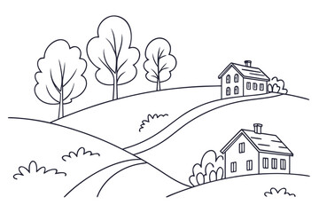 vector illustration of a house