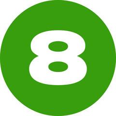 Bullet points data, info markers. icon arrow set. Number 0 to 9 Flat design isolated vector. infographic illustration. Creative vector illustration of number bullet points on isolated transparent. 