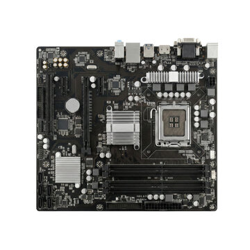 Modern high-performance computer motherboard circuit board