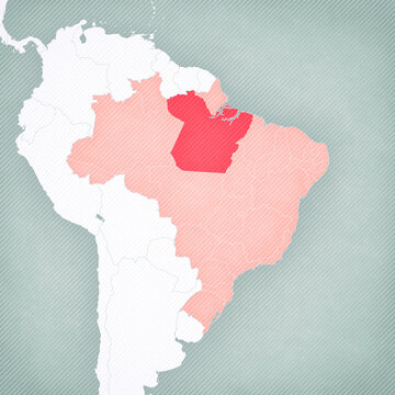 Map of Brazil - Para