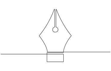 One continuous line of pen writing on a sheet.