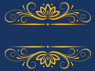 Elegant Floral Ornamental Divider
