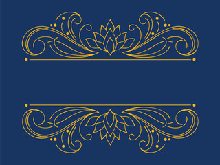 Elegant Floral Ornamental Divider