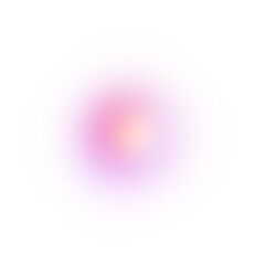 Soft pink and purple glow on transparent background
