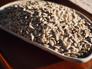 유기농 해바라기씨, 음식, 요리재료