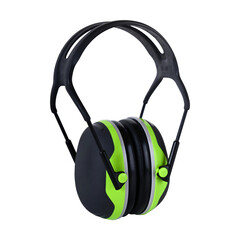 Protective sound-proofing headphones for pilots on an isolated background.