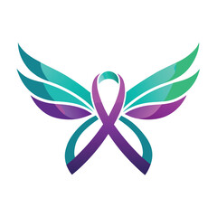 Simple Butterfly Silhouette Icon for Nature Branding Beauty Salons and Personal Transformation Concepts