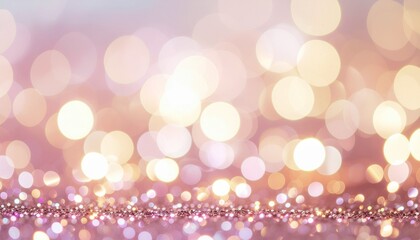 強くぼやけたソフトフォーカスの背景画像　カラフルな光点、イルミネーションのイメージ画像　お洒落でかっこいいグラフィック素材